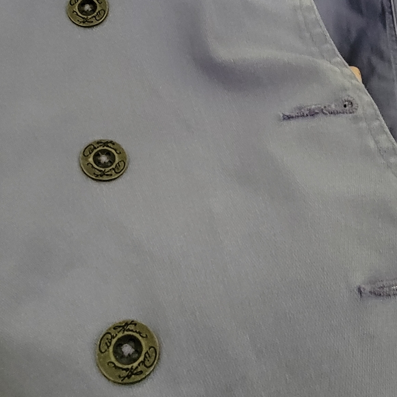 Lavender denim studded jacket - Picture 4 of 5